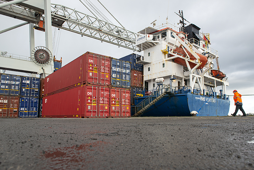 Terminal haven Amsterdam Samskip